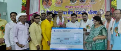 टीएससीटी कन्यादान योजना के तहत सात बेटियों की शादी के लिए दिए गए 51-51 हजार रुपये के शगुन चेक