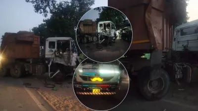 बाराबंकी में दर्दनाक हादसा: सड़क किनारे सो रहे परिवार पर चढ़ा डंफर, चार की मौत