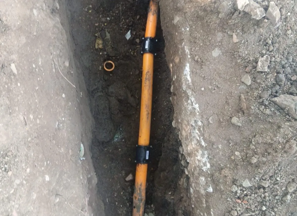 पाइपलाइन क्षतिग्रस्त होने के बाद थिंक गैस की त्वरित कार्रवाई, जल्द बहाल की गई गैस आपूर्ति