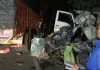 पीलीभीत: असम हाईवे पर ट्रक, पिकअप और डीसीएम की जोरदार टक्कर, तीन की मौत, एक गंभीर घायल
