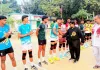 बलिया: खेल प्रेमियों के आकर्षण का केंद्र बना यूपी वॉलीबॉल टीम का प्रशिक्षण शिविर