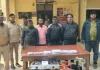 बलिया में बुढ़वा शिव मंदिर समेत कई स्थानों पर हुई चोरियों का खुलासा, पांच शातिर गिरफ्तार