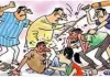 बलिया में दो सगे भाइयों के परिवार आमने-सामने, जमकर चले लाठी-डंडे; 10 घायल