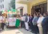 बलिया में 9 मई को लगेगी राष्ट्रीय लोक अदालत, प्रचार वाहन को दिखाई गई हरी झंडी