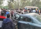 सहारनपुर में रफ्तार का कहर: अनियंत्रित कार पेड़ से टकराई, चार युवकों की मौत