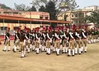 बलिया पुलिस ने फुल ड्रेस परेड की रिहर्सल की, गणतंत्र दिवस तैयारियों का एसपी ने लिया जायजा