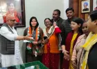 संभल की भाजपा जिला मंत्री मीनाक्षी सागर ने छोड़ी पार्टी, कांग्रेस में हुईं शामिल
