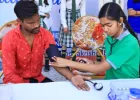 बलिया रेलवे स्टेशन पर राधाकृष्ण एकेडमी का स्वास्थ्य जागरूकता शिविर, छात्रों की सेवा भावना बनी मिसाल