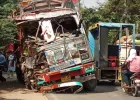 एनएच-31 पर ट्रक और ट्रेलर की आमने-सामने टक्कर, ट्रक चालक की मौत, दो गंभीर घायल