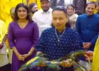 वृंदावन में प्रेमानंद महाराज के दरबार पहुंचे कैलाश खेर, भजनों से भक्तिमय हुआ माहौल
