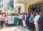 बलिया में 9 मई को लगेगी राष्ट्रीय लोक अदालत, प्रचार वाहन को दिखाई गई हरी झंडी