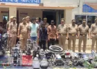 नगरा पुलिस ने अंतरजनपदीय वाहन चोर गिरोह का किया पर्दाफाश, तीन गिरफ्तार