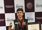 रक्षा तकनीक में उत्कृष्ट योगदान के लिए टीकमगढ़ के प्रखर विश्वकर्मा को 'नेशनल प्रेस्टीज अवार्ड 2026' से नवाजा गया
