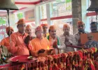 पीएम मोदी के 12 वर्ष पूर्ण होने पर भाजपा कार्यकर्ताओं ने किया हवन-पूजन, दीर्घायु की कामना