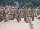 साप्ताहिक परेड में एसपी ने परखी जवानों की तैयारी, दंगा नियंत्रण उपकरणों का भी किया निरीक्षण