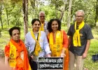 आनंदम सीनियर सिटीज़न सेंटर के वरिष्ठ सदस्यों ने लगाए 66 पौधे, पर्यावरण संरक्षण का दिया संदेश