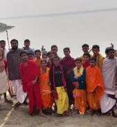 कार्तिक पूर्णिमा पर होगा भव्य गंगा महाआरती, तैयारियों में जुटे महर्षि भृगु वैदिक गुरुकुलम के बटुक