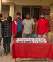 Ballia News: स्वर्ण व्यवसायी से लूट का पर्दाफाश, 6 लुटेरे गिरफ्तार