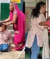 उन्नाव : प्राथमिक विद्यालय में हंगामा, रसोइयों और सहायक अध्यापिका में जमकर मारपीट, वीडियो वायरल