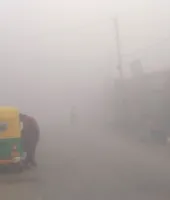 कानपुर देहात में शीतलहर का प्रकोप, घने कोहरे से जनजीवन प्रभावित—न्यूनतम तापमान 9 डिग्री