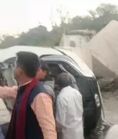 उदयपुर–पिंडवाड़ा नेशनल हाईवे पर भीषण हादसा, 6 वाहनों की टक्कर में 4 की मौत