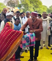 पीड़ितों के दुःख में सहभागी बनना ही सच्ची सेवा : निर्भय नारायण सिंह