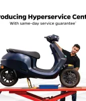 हाइपरसर्विस के विस्तार के साथ ओला इलेक्ट्रिक ने लॉन्च किए हाइपरसर्विस सेंटर्स; एक ही दिन में सर्विस की गारंटी