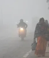 कोहरे–शीतलहर की मार: एमपी में पारा 10 डिग्री से नीचे, 22 जिलों में अलर्ट