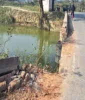 बलिया में दर्दनाक हादसा: बाइक समेत नहर में गिरे सगे भाई, एक की मौत