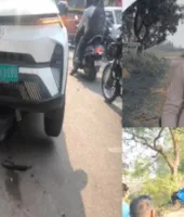 बाराबंकी में सड़क हादसों का कहर: दो की मौत, शिक्षिका समेत दो गंभीर घायल