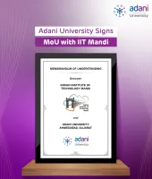 अदाणी यूनिवर्सिटी और आईआईटी मंडी के बीच शैक्षणिक एवं शोध सहयोग समझौता