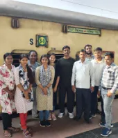 बलिया : शैक्षिक भ्रमण पर निकले सतीश चन्द्र कॉलेज के भूगोल के छात्र