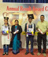 बलिया एजुकेशन: मनःस्थली एजुकेशन सेंटर में वार्षिक परीक्षाफल वितरण, बच्चों को किया गया सम्मानित