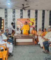 बलिया में सर्वजन सनातन पार्टी-ब्राह्मण मंच की संयुक्त बैठक, संगठन विस्तार और सामाजिक मुद्दों पर चर्चा