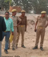 Ballia News : एनजीटी के आदेश पर प्रशासन की कार्रवाई, ईंट भट्ठा बंद कराया