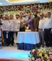 बलिया में रिटायर्ड ATO धर्मनाथ गोस्वामी को Grand Farewell, भावुक हुआ विदाई समारोह