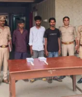 बलिया पुलिस को बड़ी सफलता, चोरी और झपटमारी में तीन अभियुक्त गिरफ्तार