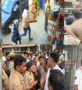 बागपत में सनसनीखेज डबल मर्डर: टेंट कारोबारी और बेटे की गोली मारकर हत्या, मुख्य आरोपी की भी मौत; व्यापारियों का प्रदर्शन