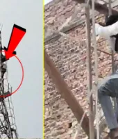 Budaun News: प्रेमिका से शादी की जिद में 200 फीट ऊंचे मोबाइल टावर पर चढ़ा युवक, तीन घंटे बाद पुलिस ने उतारा