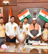 राजस्थान के राज्यपाल ने बलिया के तीन शिक्षकों को 'शिक्षक श्री सम्मान' से किया सम्मानित