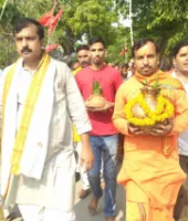 भव्य कलश यात्रा के साथ शुरू हुआ श्री रूद्र महायज्ञ, जयकारों से गूंजा क्षेत्र