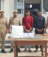 बलिया: चोरी के मामले का खुलासा, दो आरोपी गिरफ्तार; लैपटॉप समेत ₹1.44 लाख बरामद