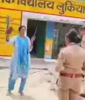 कौशांबी: स्कूल में चाकू और चापड़ लेकर पहुंची प्रधानाध्यापिका निलंबित, विभागीय जांच शुरू