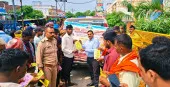 बलिया में परिवहन विभाग ने चलाया जागरूकता अभियान, हिट एंड रन पीड़ितों के मुआवजे की दी जानकारी