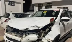 आजमगढ़ की सगड़ी सीट से सपा विधायक की फॉर्च्यूनर दुर्घटनाग्रस्त, सभी सवार सुरक्षित