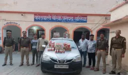 Ballia News : 9 पेटी अंग्रेजी शराब के साथ चार तस्कर गिरफ्तार
