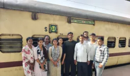 बलिया : शैक्षिक भ्रमण पर निकले सतीश चन्द्र कॉलेज के भूगोल के छात्र