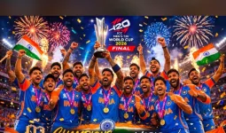 T20 World Cup 2026 : भारत बना टी-20 का विश्व विजेता, फाइनल में न्यूजीलैंड को 96 रन से हराया