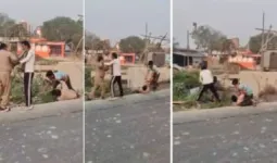 बलिया में डायल 112 पुलिस टीम पर हमला, दो आरोपी गिरफ्तार