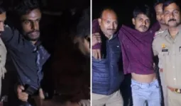 बलिया में पुलिस मुठभेड़, 25-25 हजार के इनामी तीन बदमाश गिरफ्तार